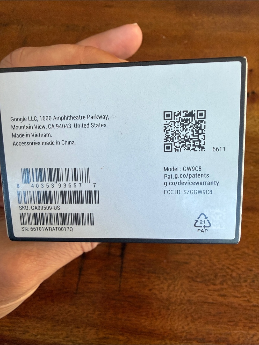 Google Fitbit Air - Picture 4 of 4